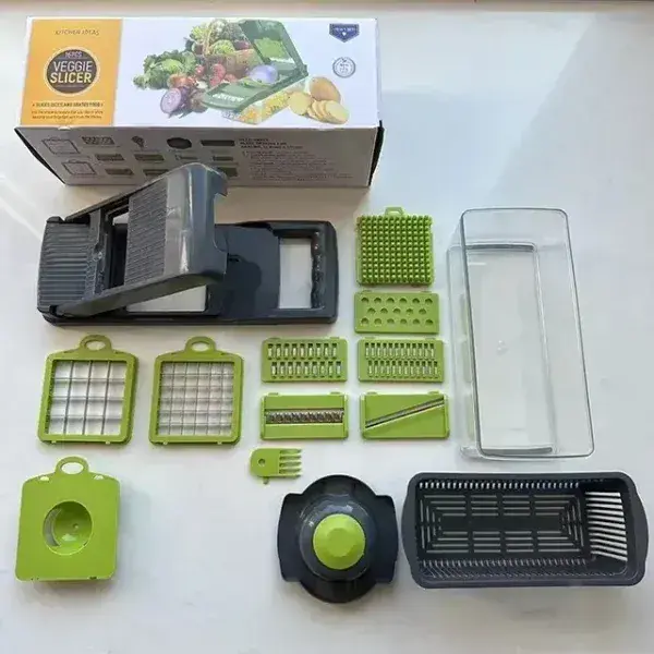 16 Pcs Veggie Slicer Multi-Purpose Vegetable chopper