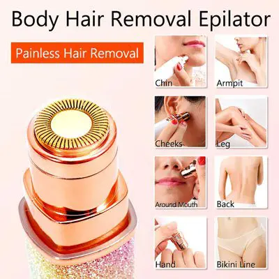 2 in1 Rechargeable Flawless Electric Eyebrow Trimmer for women