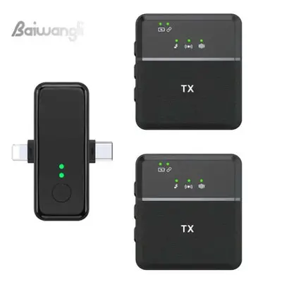 SX31 3 in 1 Wireless Microphone with Type-C & iso Device