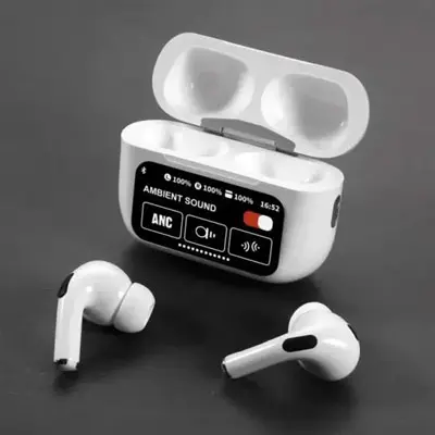 A9 Pro ANC Earbuds LED Touch Screen