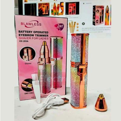 2 in1 Rechargeable Flawless Electric Eyebrow Trimmer for women