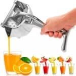Hand Press Aluminum Metal Fruit Juicer
