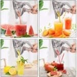 Hand Press Aluminum Metal Fruit Juicer - Image 3