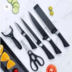6 Pcs Kitchen Knife Set