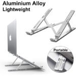 Portable Laptop Stand Aluminium Foldable | ল্যাপটপ স্ট্যান্ড অ্যালুমিনিয়াম - Image 6