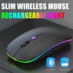 Rechargeable Wireless Bluetooth Mouse USB Optical Mouse TYPE-C With LED Backlit