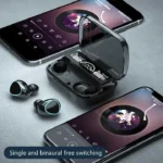 M10 TWS Wireless Blue tooth Earphones Noise Reduction 9D Waterproof for iphone