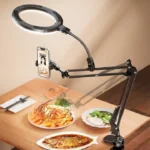 F1A Ring Light With Phone Stand Ringlight For TikTok Photography YouTube Photographic Lighting Video Light