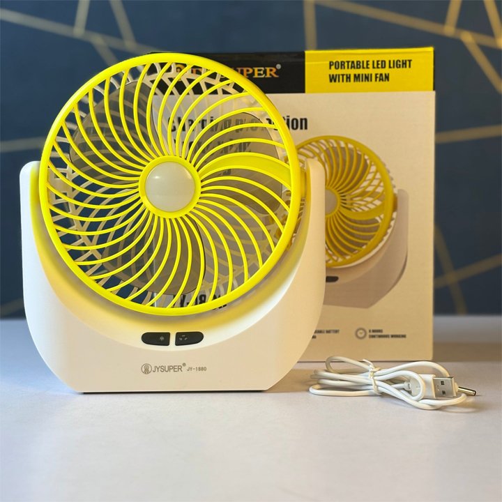 Portable LED Light with Mini Fan (JY-1880)