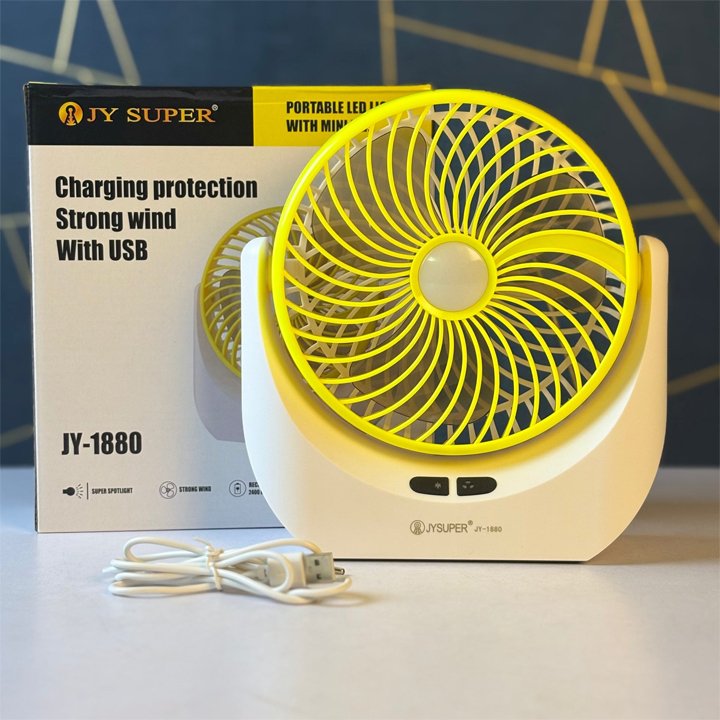 Portable LED Light with Mini Fan (JY-1880)