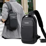 Waterproof Oxford Casual Crossbody Shoulder Bag for Men & Women