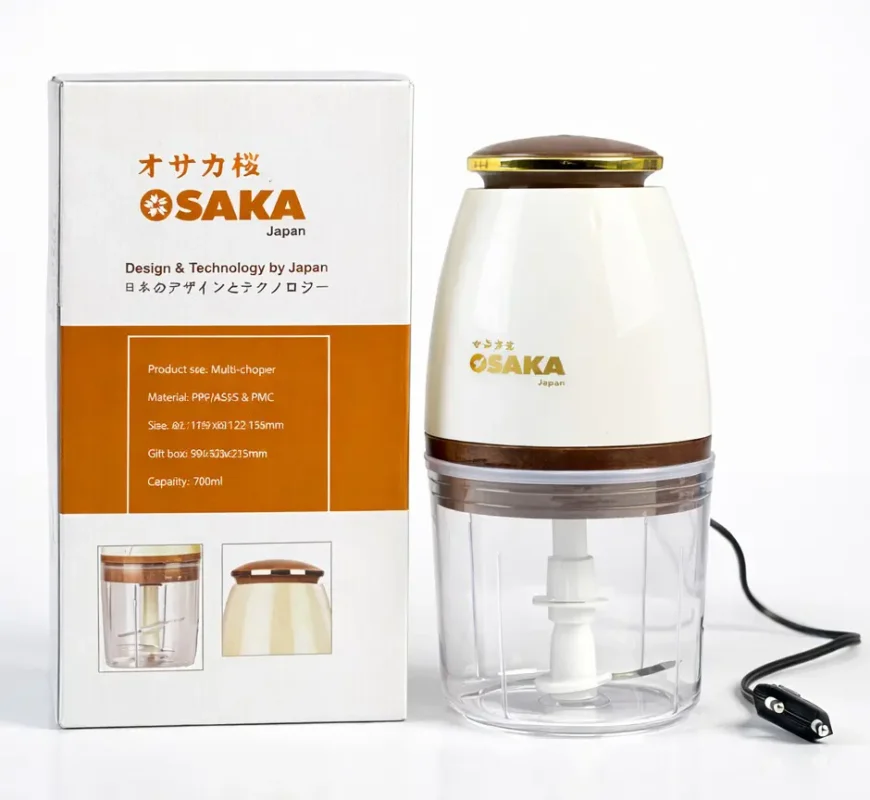 OSAKA Japan FP126-P Multi Chopper Electric Food Processor