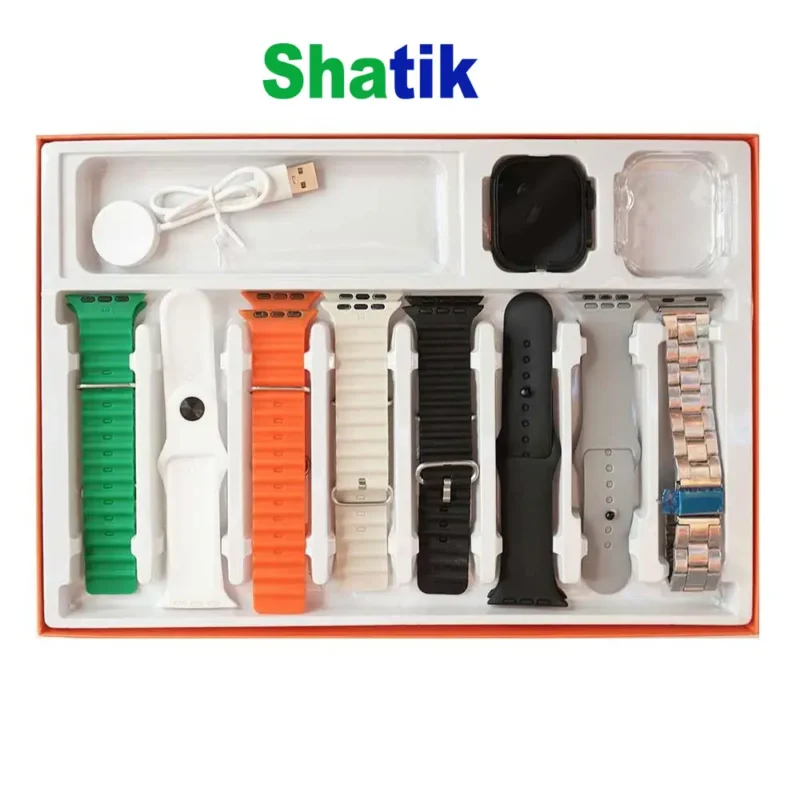 Y80 Ultra Smartwatch With 8 Strap Original